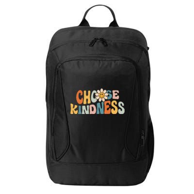 Groovy Choose Kindness Be Kind Inspirational Teacher City Backpack