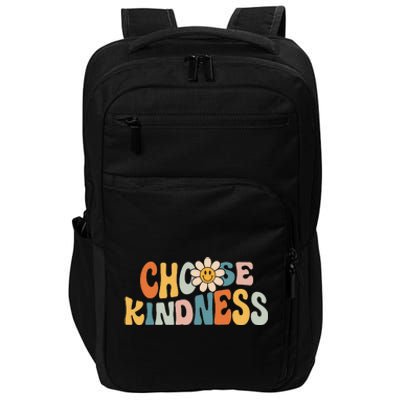 Groovy Choose Kindness Be Kind Inspirational Teacher Impact Tech Backpack