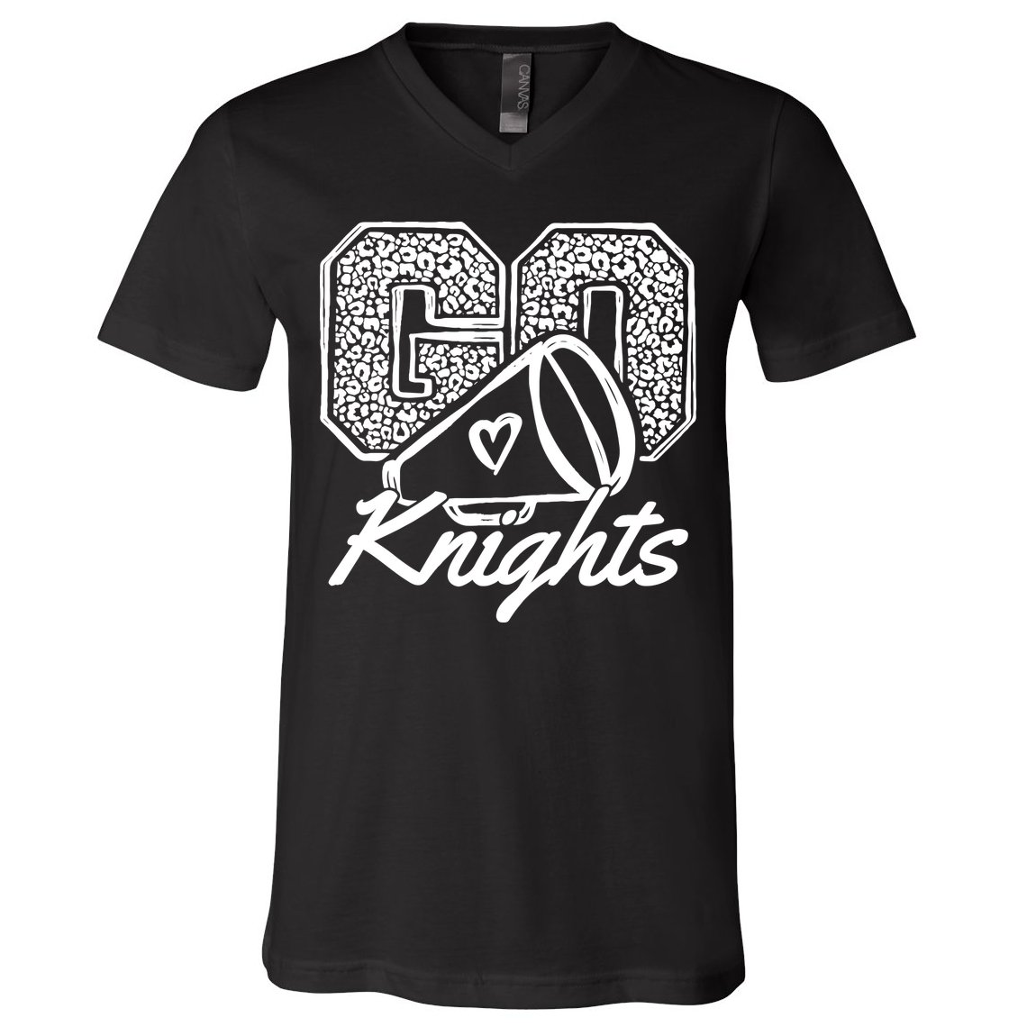 Go Cheer Knights Sports Name Gifts Boy Girl V-Neck T-Shirt