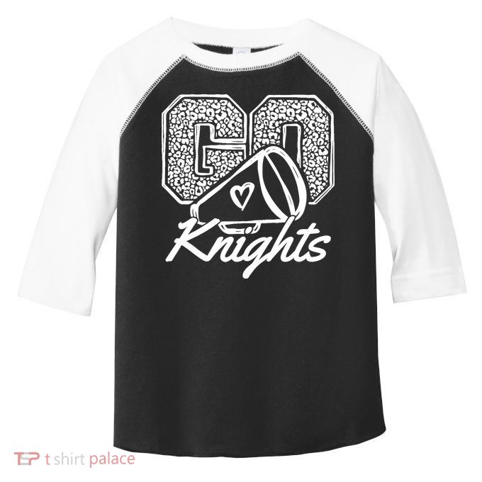 Go Cheer Knights Sports Name Gifts Boy Girl Toddler Fine Jersey T-Shirt