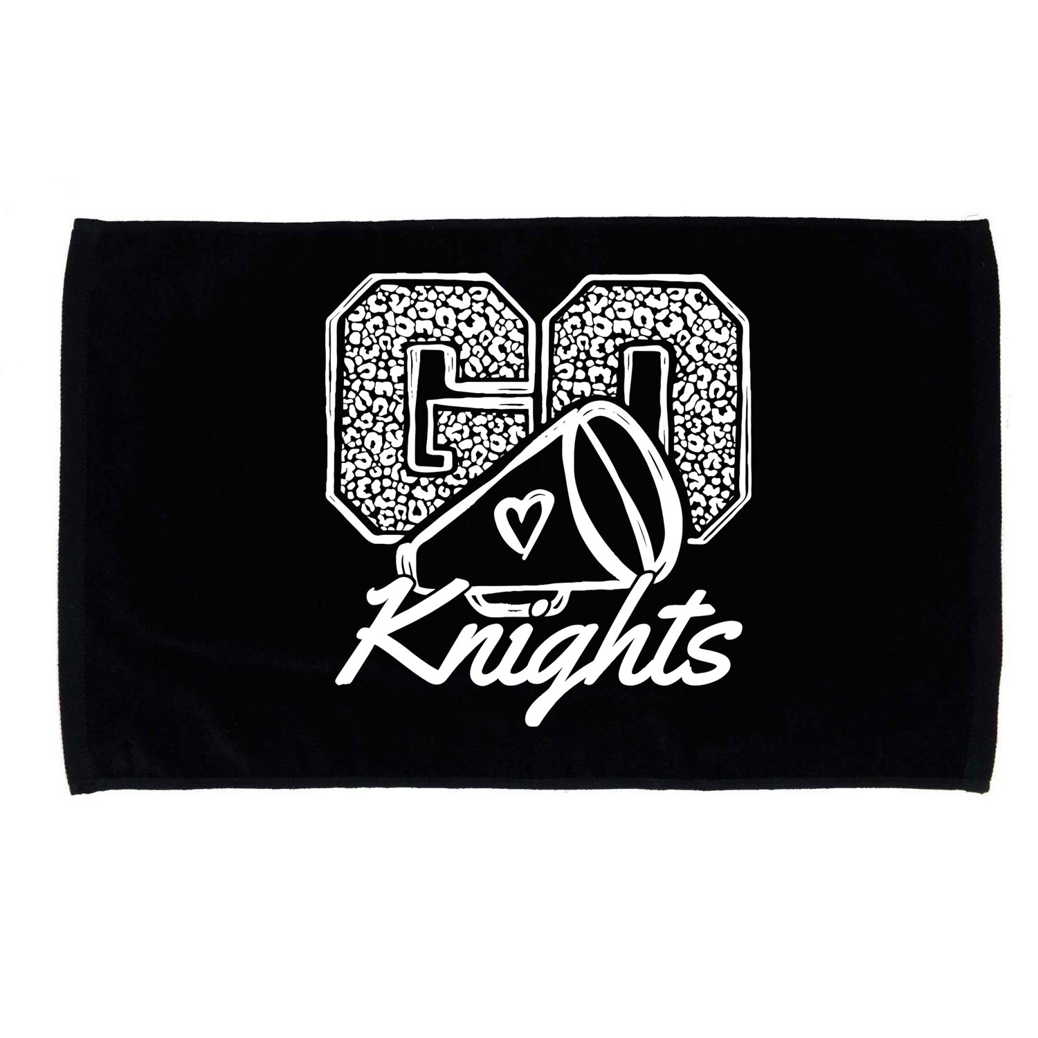 Go Cheer Knights Sports Name Gifts Boy Girl Microfiber Hand Towel