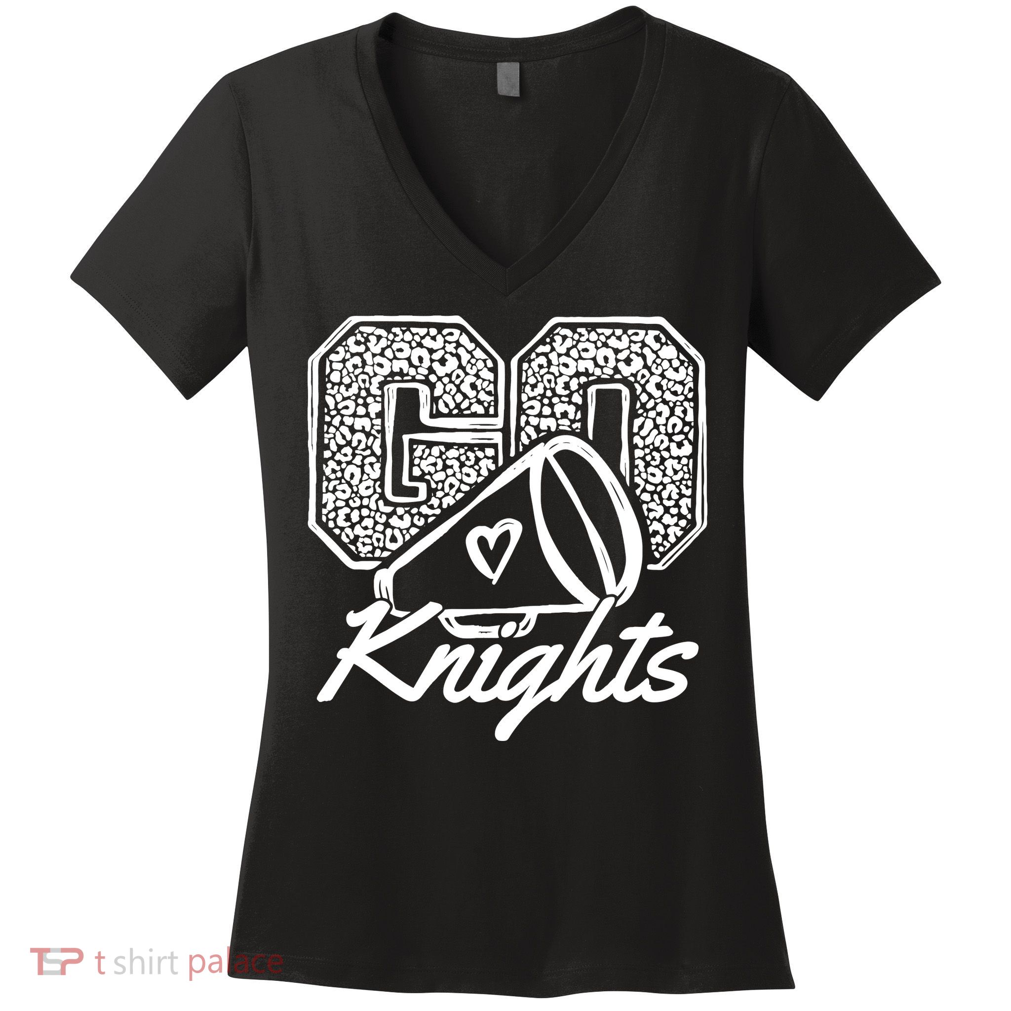 Go Cheer Knights Sports Name Gifts Boy Girl Women's V-Neck T-Shirt