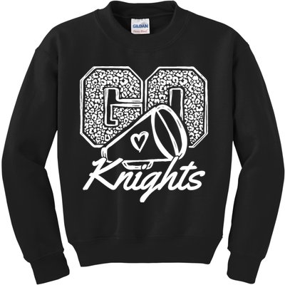 Go Cheer Knights Sports Name Gifts Boy Girl Kids Sweatshirt