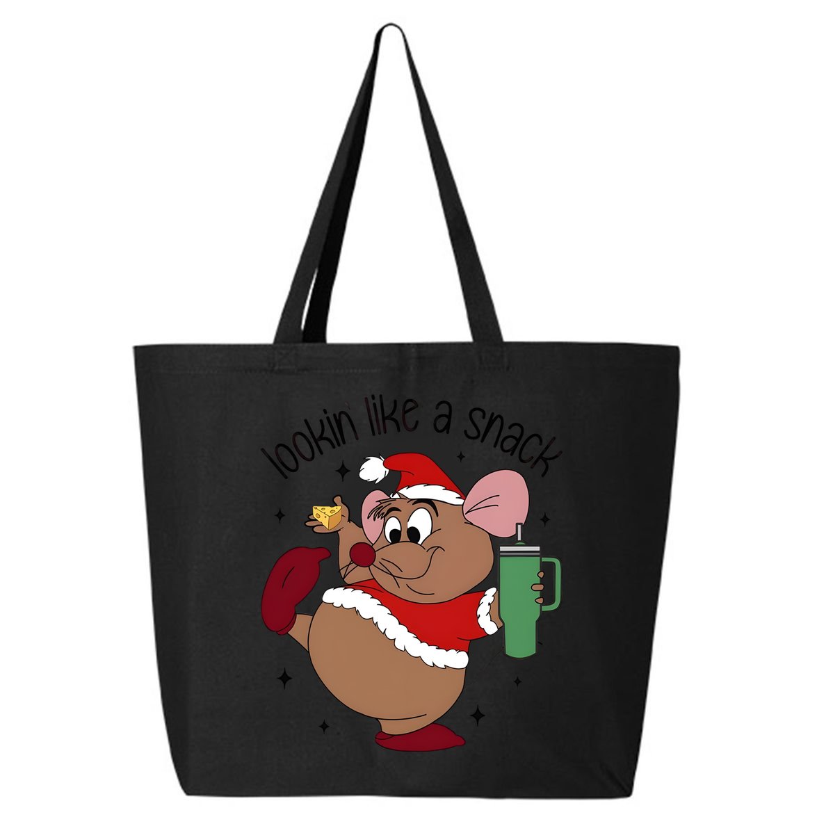 Gus Christmas Looking Like A Snack Cute Mouse 25L Jumbo Tote