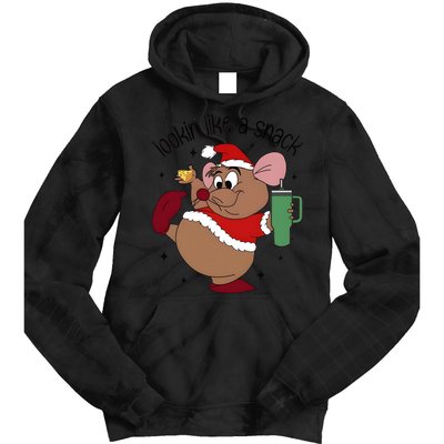Gus Christmas Looking Like A Snack Cute Mouse Tie Dye Hoodie