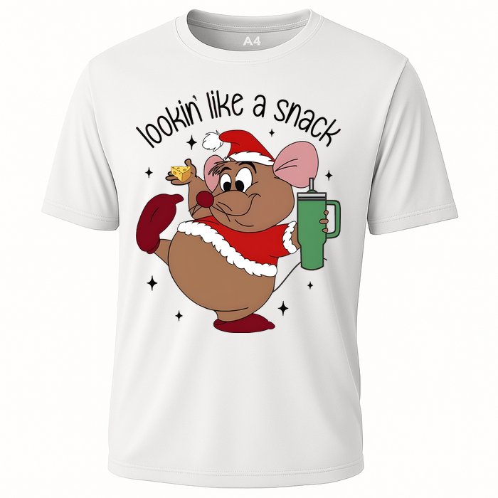 Gus Christmas Looking Like A Snack Cute Mouse Cooling Performance Crew T-Shirt