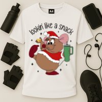 Gus Christmas Looking Like A Snack Cute Mouse Cooling Performance Crew T-Shirt