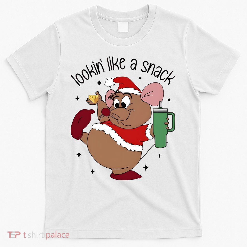 Gus Christmas Looking Like A Snack Cute Mouse T-Shirt