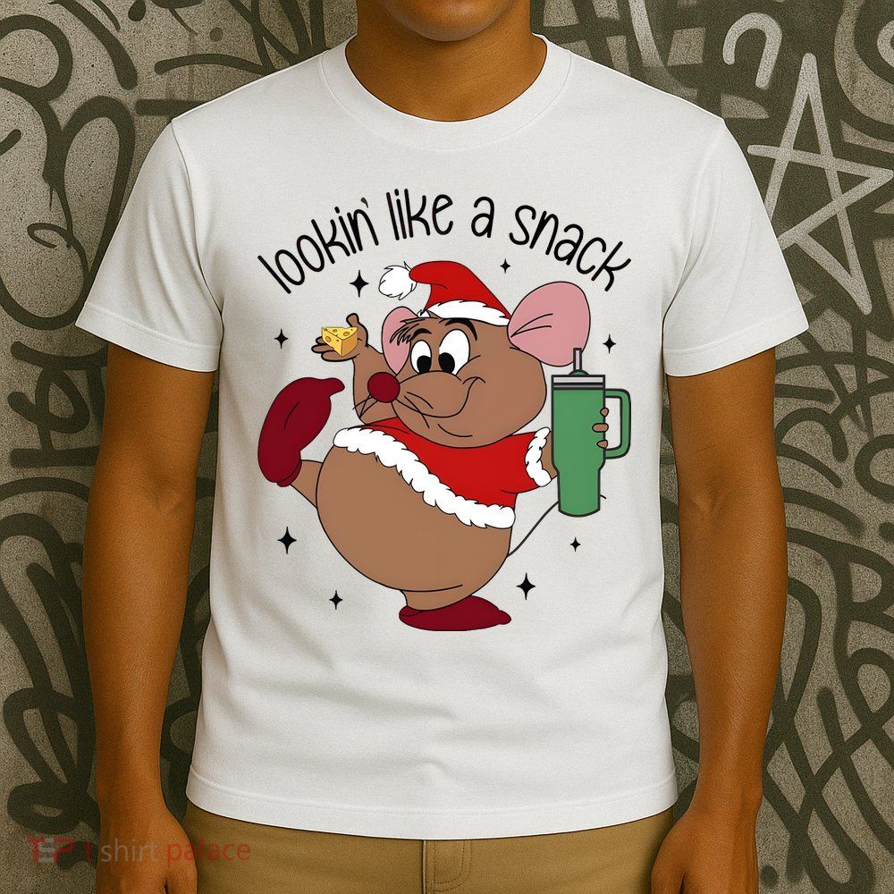 Gus Christmas Looking Like A Snack Cute Mouse T-Shirt