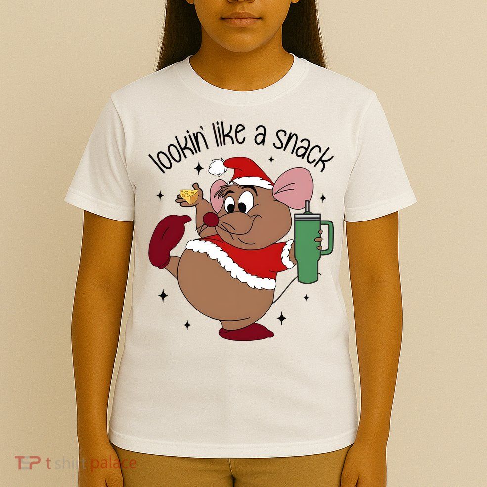 Gus Christmas Looking Like A Snack Cute Mouse T-Shirt