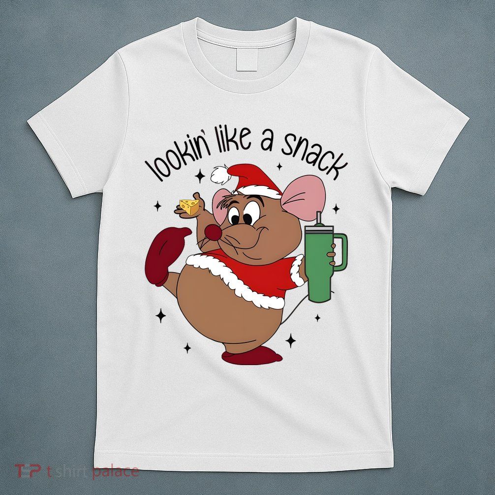 Gus Christmas Looking Like A Snack Cute Mouse T-Shirt