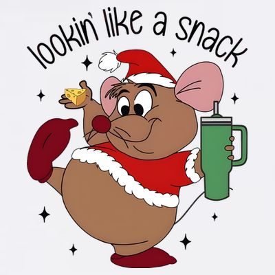 Gus Christmas Looking Like A Snack Cute Mouse T-Shirt