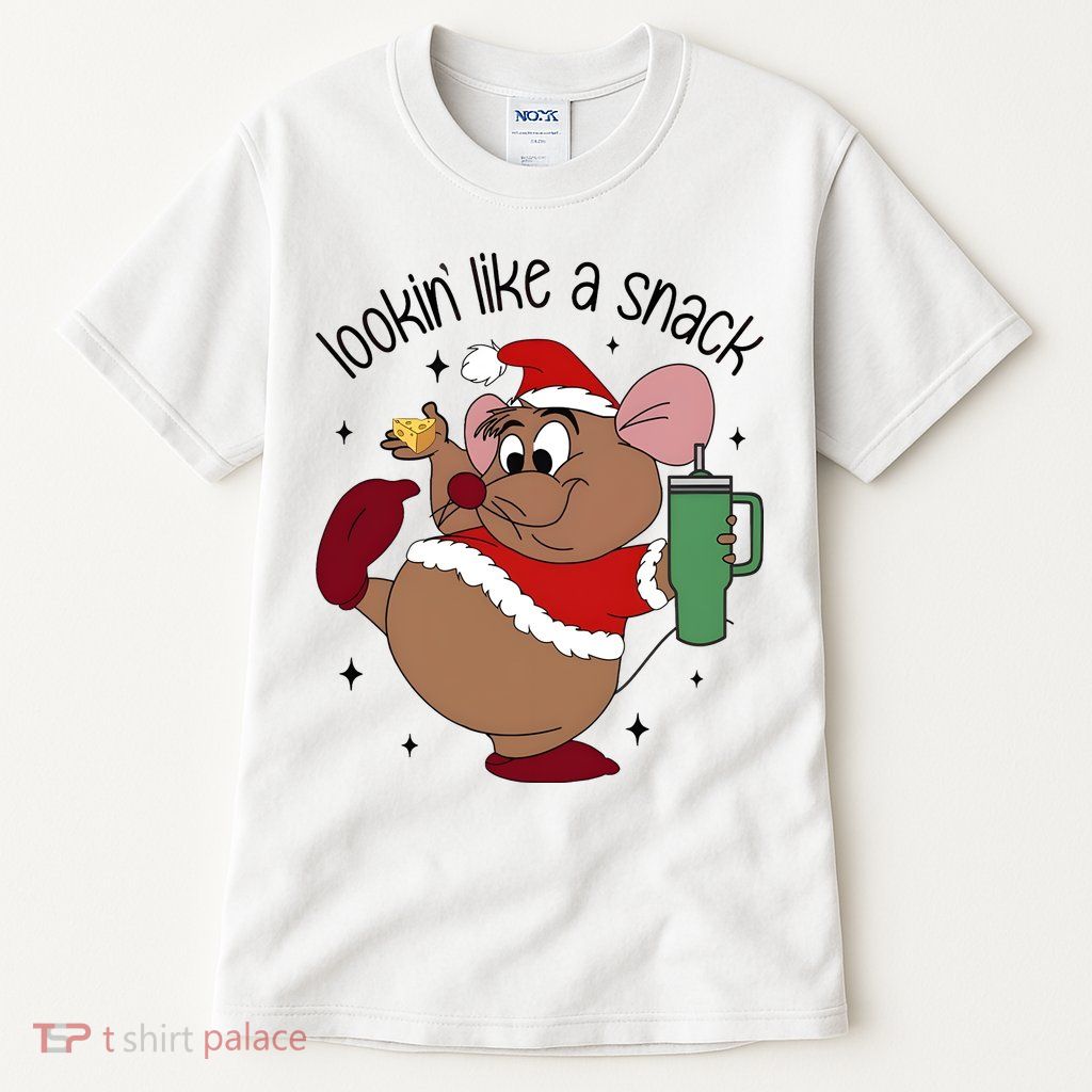 Gus Christmas Looking Like A Snack Cute Mouse Tall T-Shirt