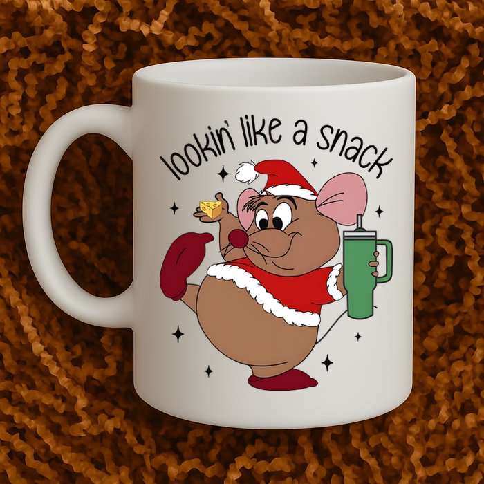 Gus Christmas Looking Like A Snack Cute Mouse Mug