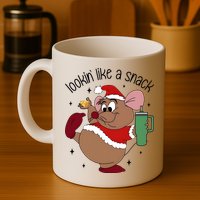 Gus Christmas Looking Like A Snack Cute Mouse Mug
