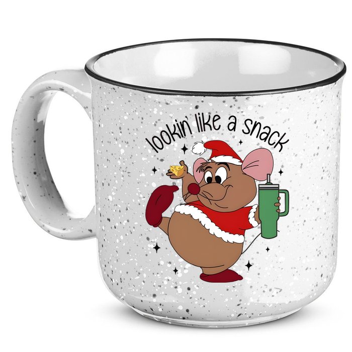 Gus Christmas Looking Like A Snack Cute Mouse 15oz Campfire Ceramic Mug