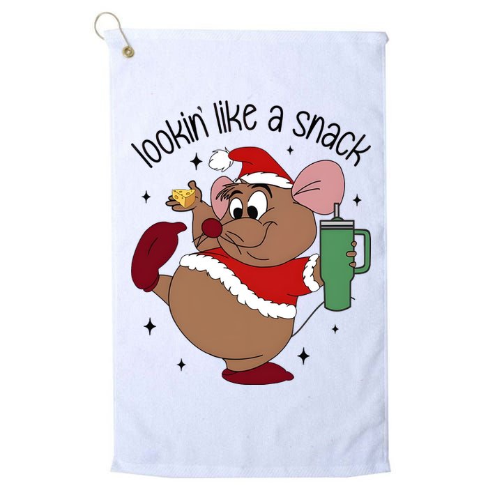 Gus Christmas Looking Like A Snack Cute Mouse Golf Towel