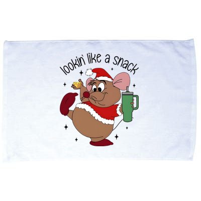 Gus Christmas Looking Like A Snack Cute Mouse Microfiber Hand Towel
