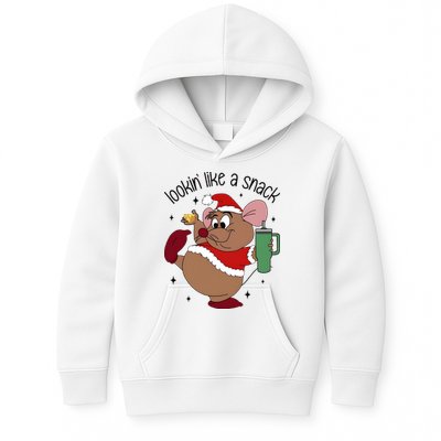 Gus Christmas Looking Like A Snack Cute Mouse Kids Hoodie