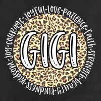 Gigi Cheetah Leopard Print Circle Love Patience Black Gift 11oz C Handle Ceramic Mug