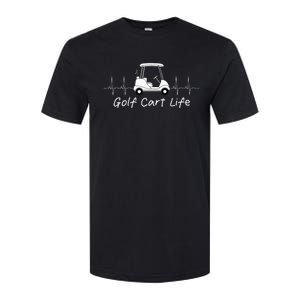 Golf Cart Life Funny Joke Parody Golfing Golfer Softstyle CVC T-Shirt