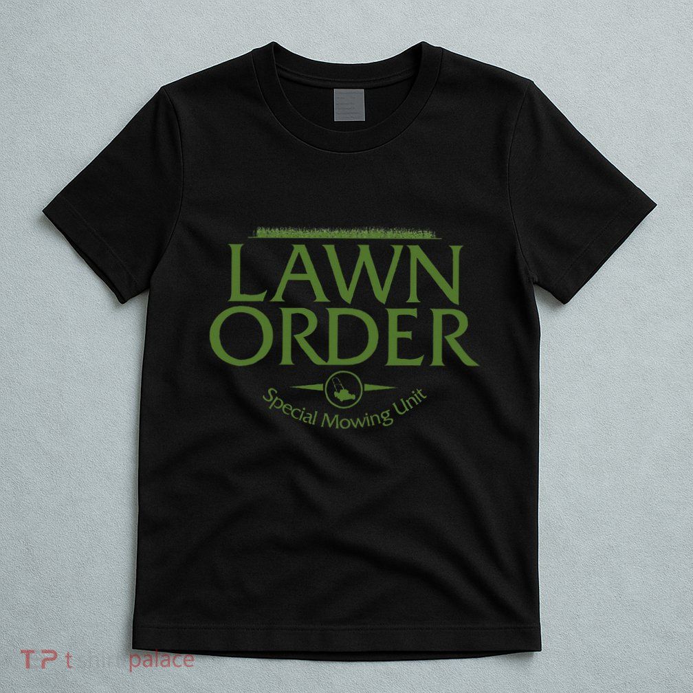 Grass Cutting Lawn Mowing Fathers Day Gardner T-Shirt