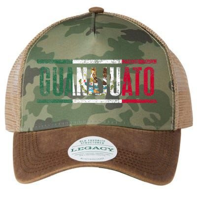 Guanajuato Con La Bandera De México Legacy Tie Dye Trucker Hat