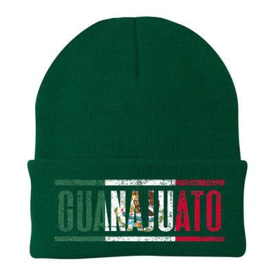 Guanajuato Con La Bandera De México Knit Cap Winter Beanie