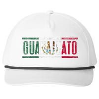 Guanajuato Con La Bandera De México Snapback Five-Panel Rope Hat