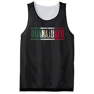 Guanajuato Con La Bandera De México Mesh Reversible Basketball Jersey Tank