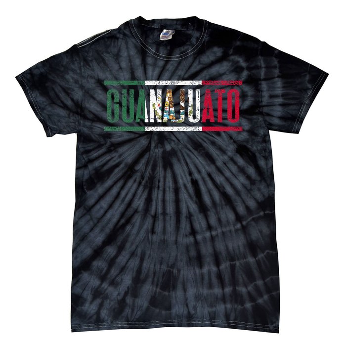 Guanajuato Con La Bandera De México Tie-Dye T-Shirt