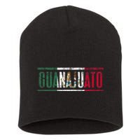 Guanajuato Con La Bandera De México Short Acrylic Beanie