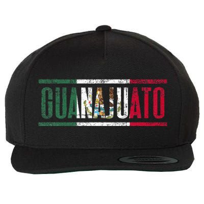 Guanajuato Con La Bandera De México Wool Snapback Cap