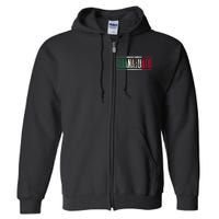 Guanajuato Con La Bandera De México Full Zip Hoodie