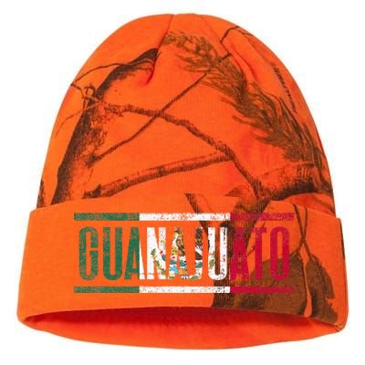 Guanajuato Con La Bandera De México Kati Licensed 12" Camo Beanie