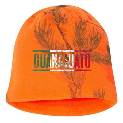 Guanajuato Con La Bandera De México Kati - Camo Knit Beanie