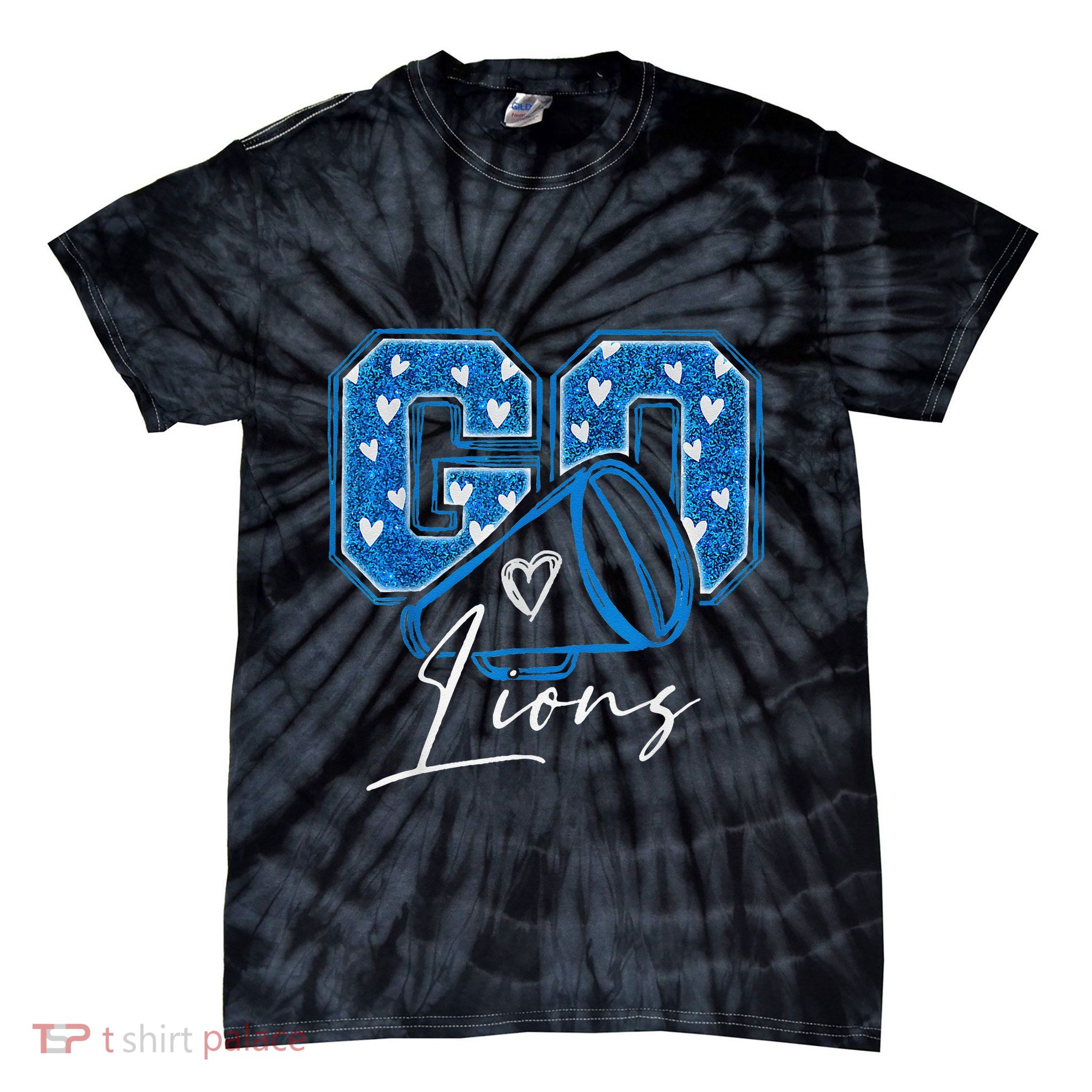 Go Cheer Lions Design Gift For Tie-Dye T-Shirt
