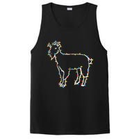 Goat Christmas Lights Holiday Season Merry Xmas PosiCharge Competitor Tank