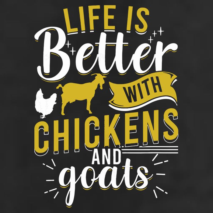 Goats Chickens Life Is Better Funny Farmer Humor Ranch Tumbler