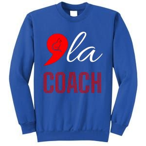 Gift Comma La Kamala Harris Tim Walz Coach 2024 La Comma Cool Gift Sweatshirt