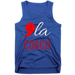 Gift Comma La Kamala Harris Tim Walz Coach 2024 La Comma Cool Gift Tank Top