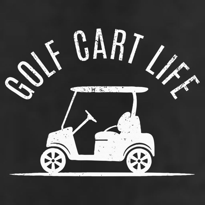 Golf Cart Life Funny Golf 7 Panel Mesh Trucker Snapback Hat