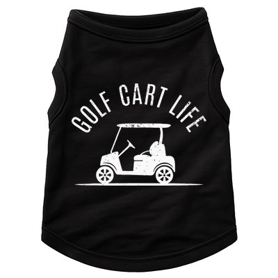 Golf Cart Life Funny Golf Doggie Tank