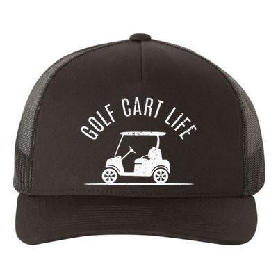 Golf Cart Life Funny Golf Yupoong Adult 5-Panel Trucker Hat