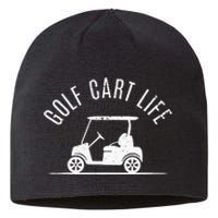 Golf Cart Life Funny Golf Sustainable Beanie