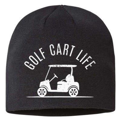 Golf Cart Life Funny Golf Sustainable Beanie