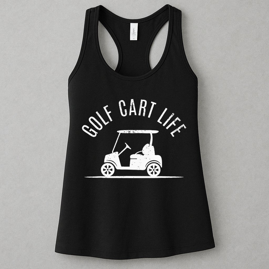 Golf Cart Life Funny Golf Womens Tank Top