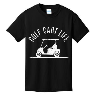 Golf Cart Life Funny Golf Kids T-Shirt