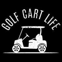 Golf Cart Life Funny Golf Zip Tote Bag