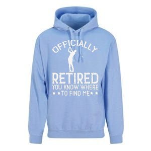 Golf Course Ly Retired 2025 You Know Where Find Me Unisex Surf Hoodie